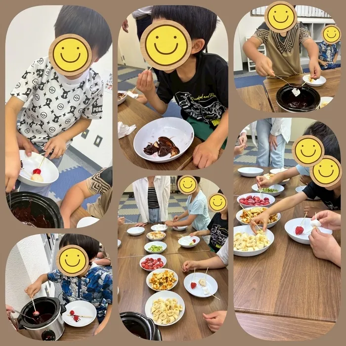 【送迎あり】【土祝枠あり】療育支援エフ　千葉中央教室/チョコフォンデュパーティーをしました！