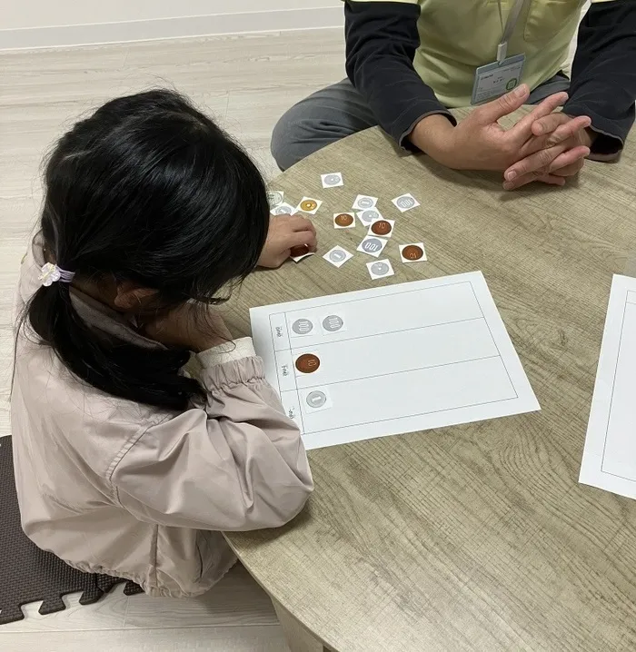 ここりの家【個別×集団療育×学習支援 体験受付中！】/1対1で楽しく♪お金の使い方学習💰