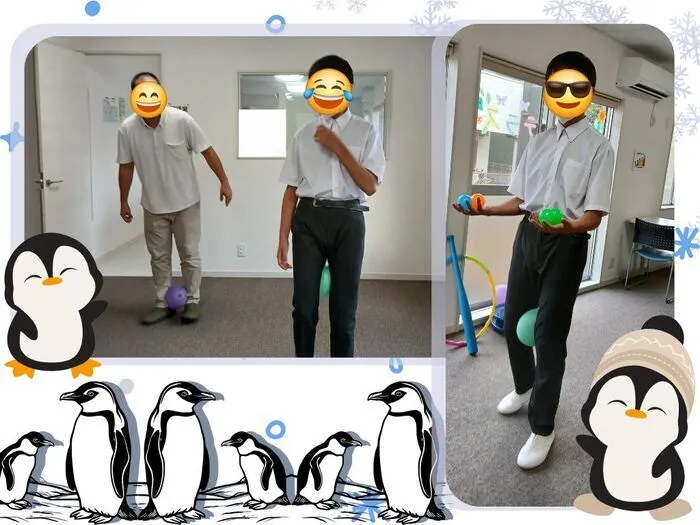 ハッピーテラス宇大前教室/🐧ペンギンリレー🐧