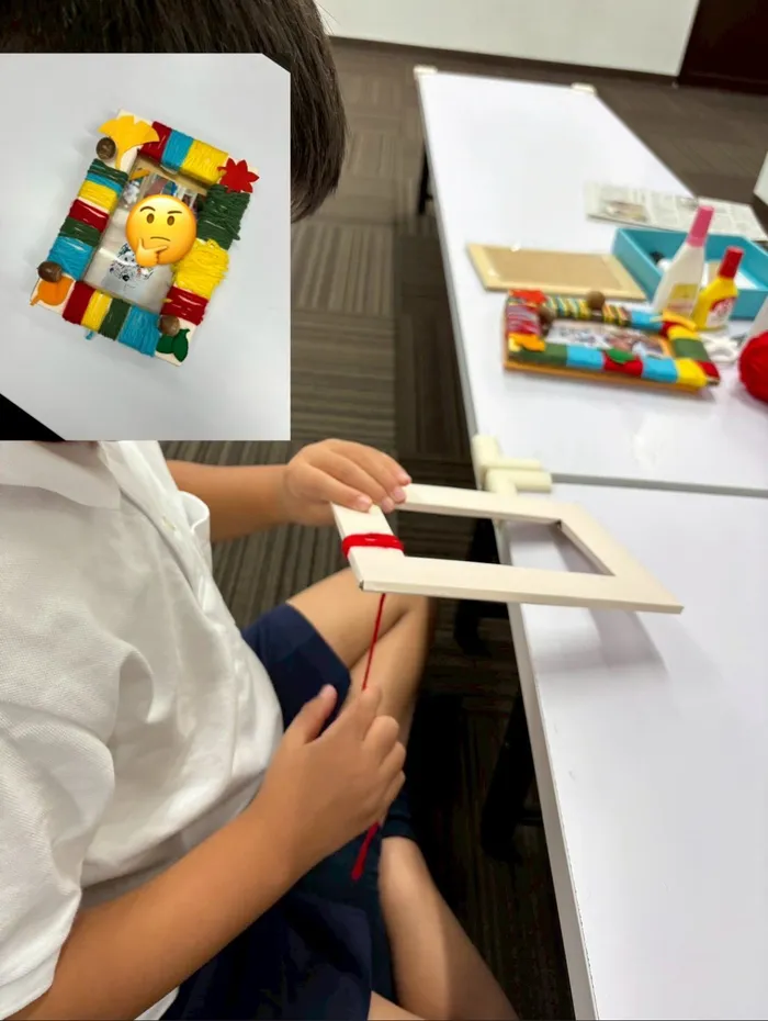 あゆみんぐ　【2025年9月OPEN！】　【送迎あり】　【空き有】/🧶【制作活動（毛糸巻き付け）の療育】