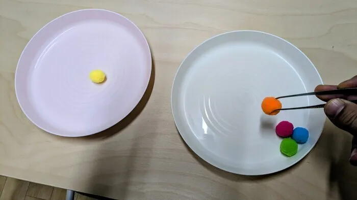 【てらぴぁぽけっと内最高殊勲事業者】てらぴぁぽけっと東門前教室/〜ピンセットが3点持ちの練習に〜