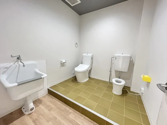 トイレ:小さいトイレもあるので、お身体に合わせて使えます!
