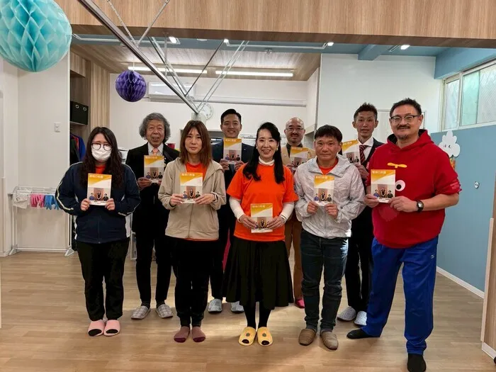 まなぶん/朝礼指導に来て貰いました！