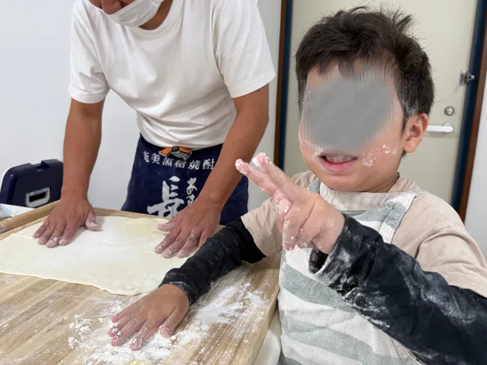 【コミュニケーション×運動】まなびっく ※送迎サービス有/手打ちうどん教室での大発見