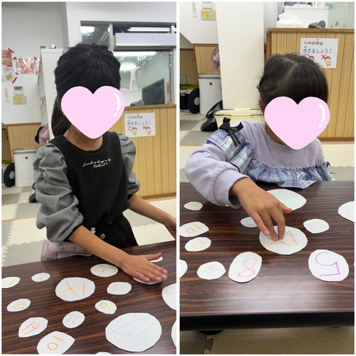 TOKUZOジュニア春日部教室/数字タッチ（机Ver.）