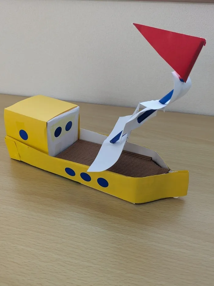 小学生の作品　イメージ通りにできたかな？