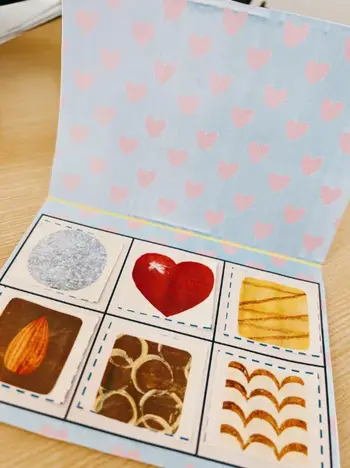 LITALICOジュニア二俣川教室/バレンタインの制作「チョコレートボックス」