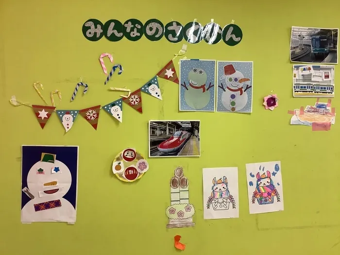 LITALICOジュニア松戸教室/お子さまとお正月の工作を作りました！
