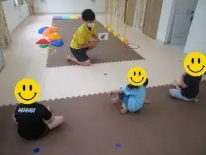 運動遊びと療育支援　こどもプラス柏教室/６月２９日、児童発達支援でのひとコマ
