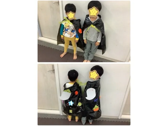 児童発達支援センターしおん/ハロウィン🎃マント作り👻