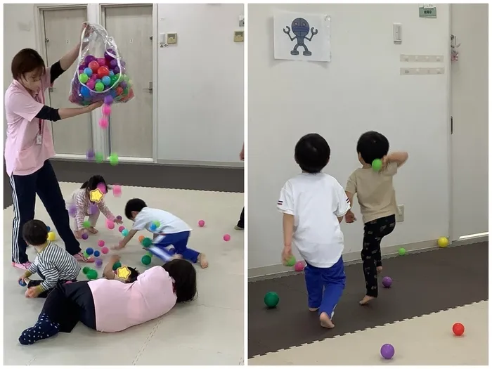 児童発達支援センターしおん/ボールプール