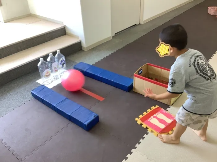 児童発達支援センターしおん/コーナー遊び（ボーリング🎳）