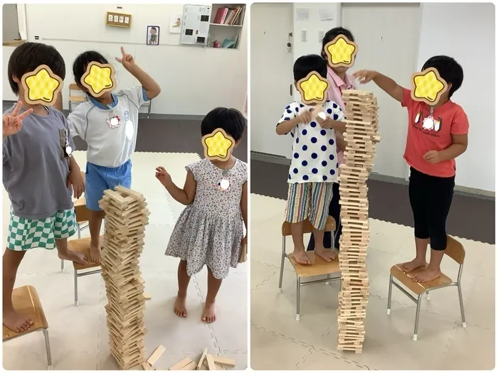 児童発達支援センターしおん/カプラを高く積もう★