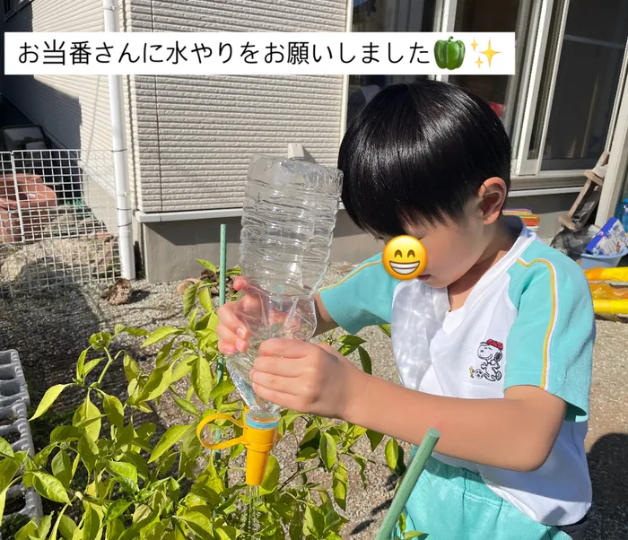 にじいろひよこ園岩沼/にじいろひよこ園岩沼　頑張るお当番さんの様子✨