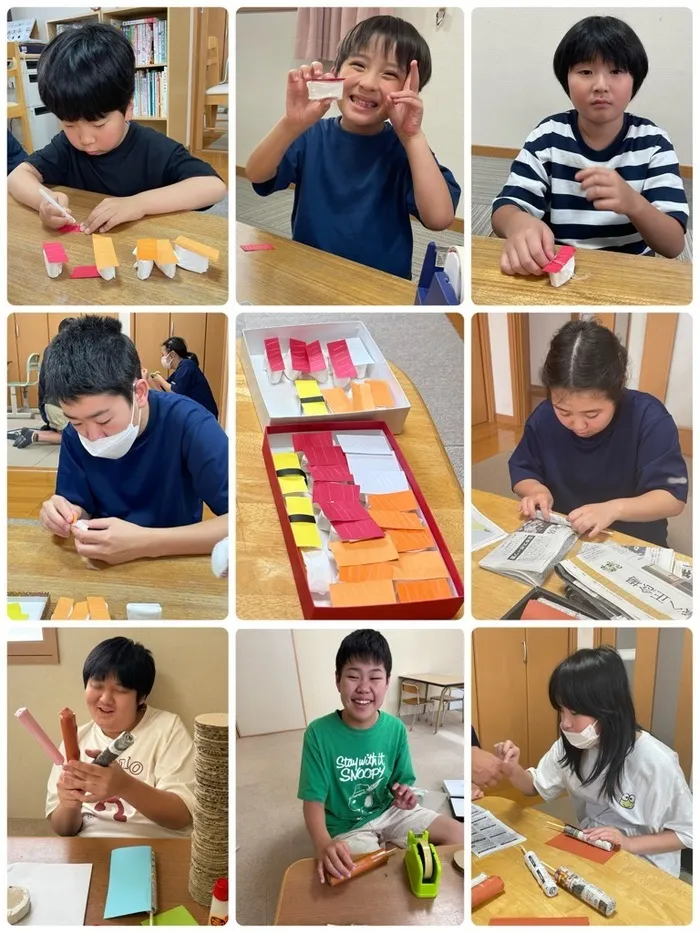 HIYOKO　STUDY館下教室/夏祭りの制作➁