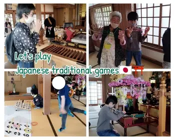 ドットジュニア 蘇我 第１教室（放課後等デイサービス）/お寺で日本の遊びを楽しもう！