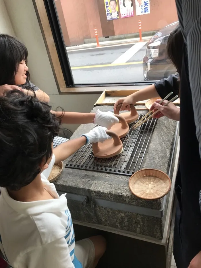 どんぐり/【お出かけイベント】おせんべい焼き体験