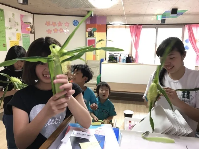 どんぐり/【食育】ベビーコーンは旬のあじ♬