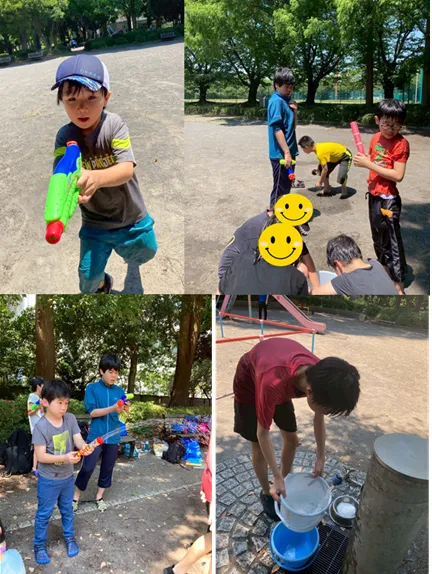 ライズ児童デイサービスやこう幸/2025.7.24(木)「入船公園で水遊び」