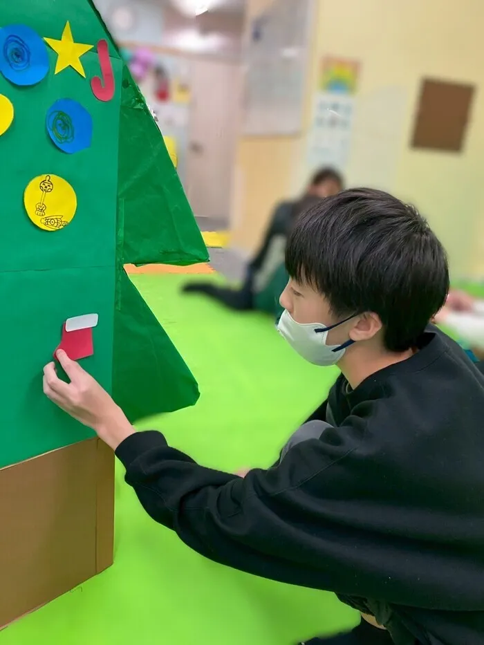 ライズ児童デイサービスやこう幸/2025.12.18(木）「クリスマス工作」