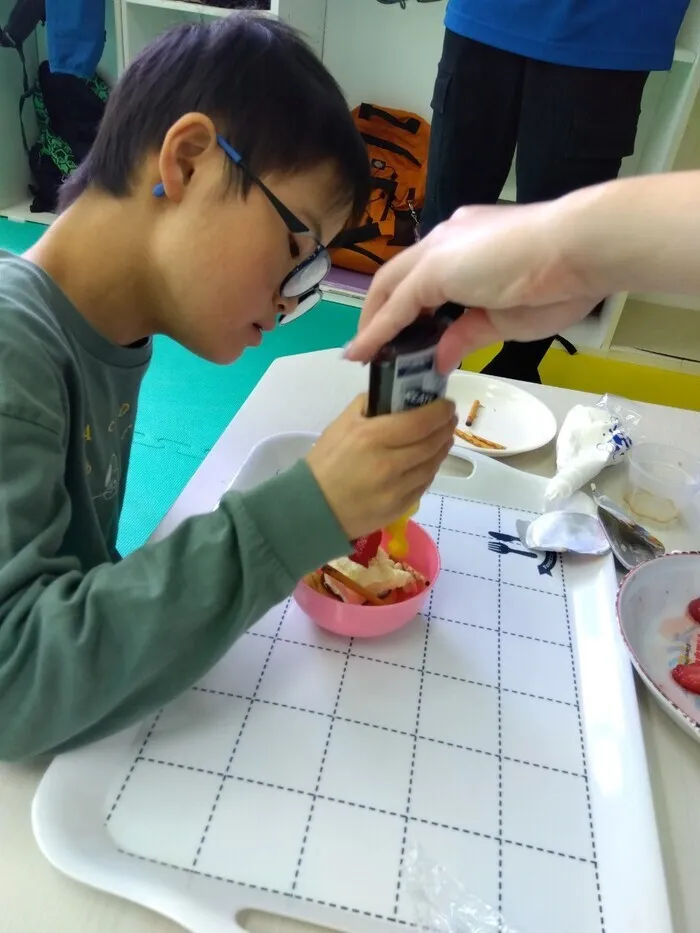 ライズ児童デイサービス蒔田駅前/プリンアラモード🍮🍓