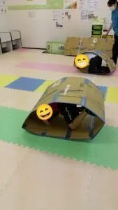 StepUP 蒔田通町教室/🚀ぐるぐる進め！段ボールキャタピラーでチャレンジ💪📦