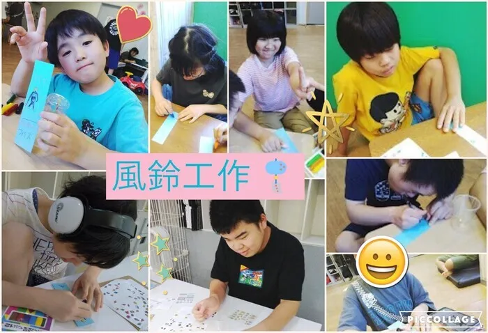 キッズわんほし/風鈴工作🎐