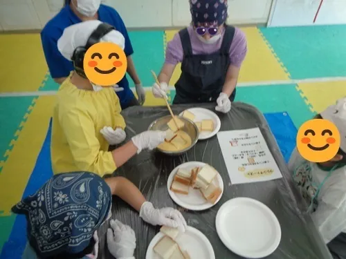 ライズ児童デイサービス港南台キッズ/フレンチトースト作り🍞