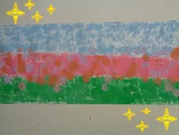 ライズ児童デイサービス港南台キッズ/ライズにお花畑を🌼壁画作り🖼