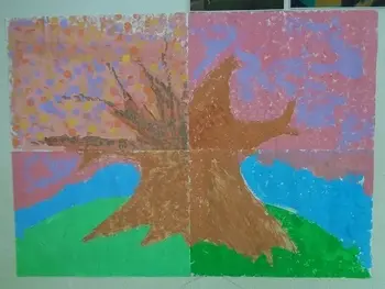 ライズ児童デイサービス港南台キッズ/桜の壁画作り🌸