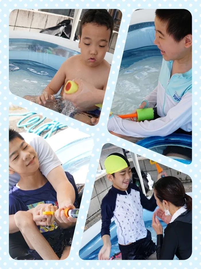 【重心】児童発達支援・放課後等デイサービス ノーサイド柏原/🏊‍♀️プール遊び🏊‍♀️