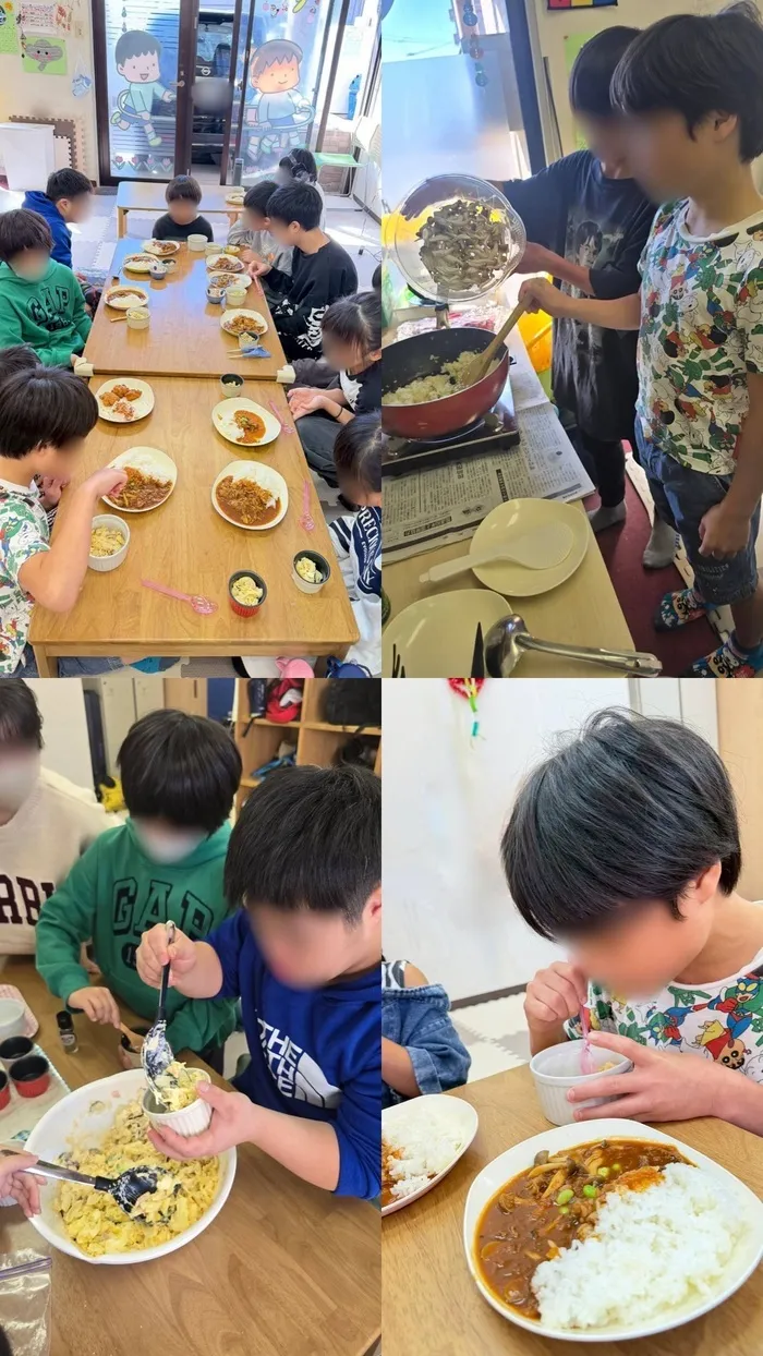 放課後等デイサービス どりーむランド/ハヤシライス作り🍛