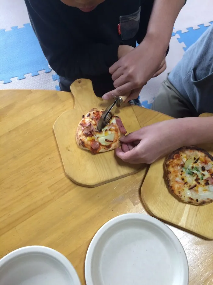 放課後等デイサービス　はれのいえ/pizzaパーティー in はれのいえ